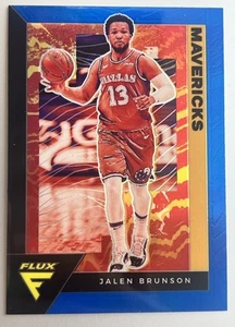 2020-21 Panini Flux Blue Prizm #39 Jalen Brunson - Picture 1 of 1