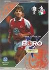 MIDDLESBROUGH v BARNSLEY 7 Sep 93 Anglo Italian Cup FOOTBALL PROGRAMME