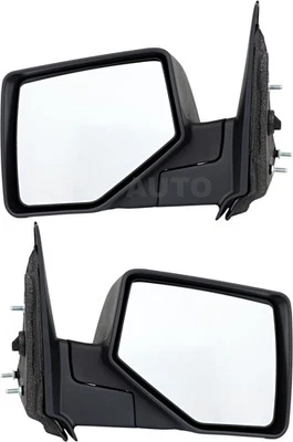 For 06-11 Ford Ranger Mazda B Pickup Manual Textured Side Door Mirror Pair - Image 1 of 4