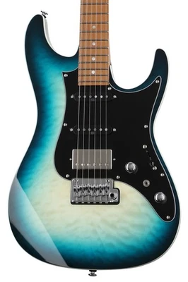 Guitarra eléctrica Ibanez Premium AZ24P1QM - Deep Ocean Blonde Foto 1 de 4