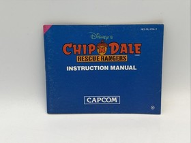 Disney's CHIP N DALE RESCUE RANGERS NES-FAH PAL-B NOTICE MODE D'EMPLOI -  TBE
