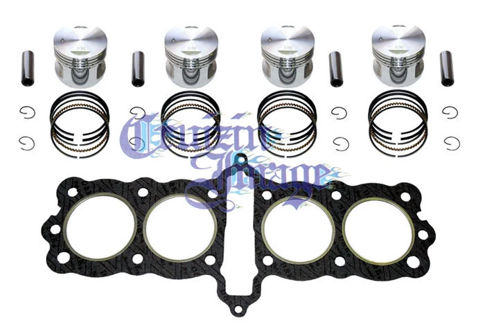 KIT PISTONES HONDA CB550K CB550F 600cc BIGBORE 61,50mm PISTÓN 10-CB550KBB Foto 1 de 1