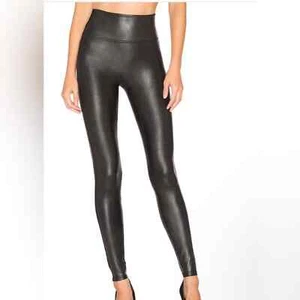 Spanx Faux Leather Leggings Women's Size Medium NWOT - Picture 1 of 4