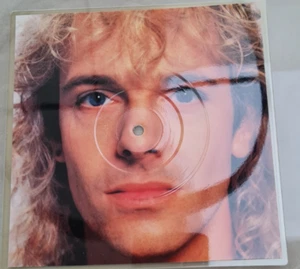 PETER FRAMPTON LYING  8" SQUARE PIC DISC VIRGIN (1986) MINT ROCK POP UK - Picture 1 of 3
