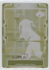2008 TRISTAR Prospects Plus Printing Plate Yellow 1/1 Xavier Avery #049 2t9