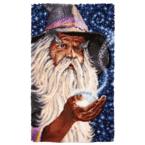 Herrschners® The Wise Wizard Latch Hook Kit - Picture 1 of 3