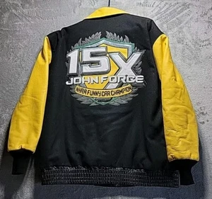 JOHN FORCE 15 X Champion 2010 NHRA  COTTON JACKET  Medium, John Force racing MED - Picture 1 of 10