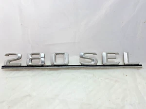 MERCEDES BENZ GENUINE REAR TRUNK BADGE 280SEL EMBLEM NAMEPLATE 1268170215 - Bild 1 von 8