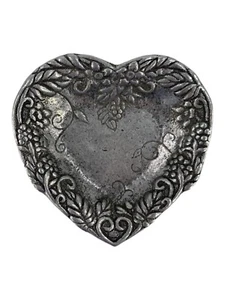 Metal Heart Shaped Tealight Holder or Used as Trinket Dish - Picture 1 of 6