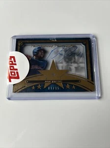 2022 Topps Five Star Pentamerous Penmanship Blu /15 #PP-JR Jose Ramirez - Foto 1 di 2
