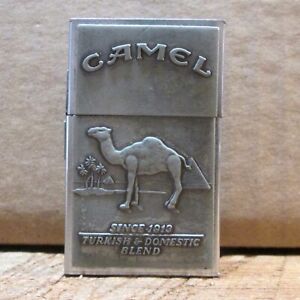 1932 ZIPPO REPLICA, CAMEL CIGARETTES, c. 1996 Outside Hinge Zippo, IN BOX