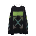 OFF-WHITE 17AW BACK ARROW GRADIENT MOHAIR KNIT CARDIGAN OMHA036F17650004 Used