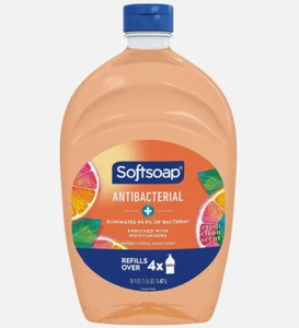 Softsoap Antibacterial Hand Soap with Moisturizers Crisp Clean - NEW - Picture 1 of 9