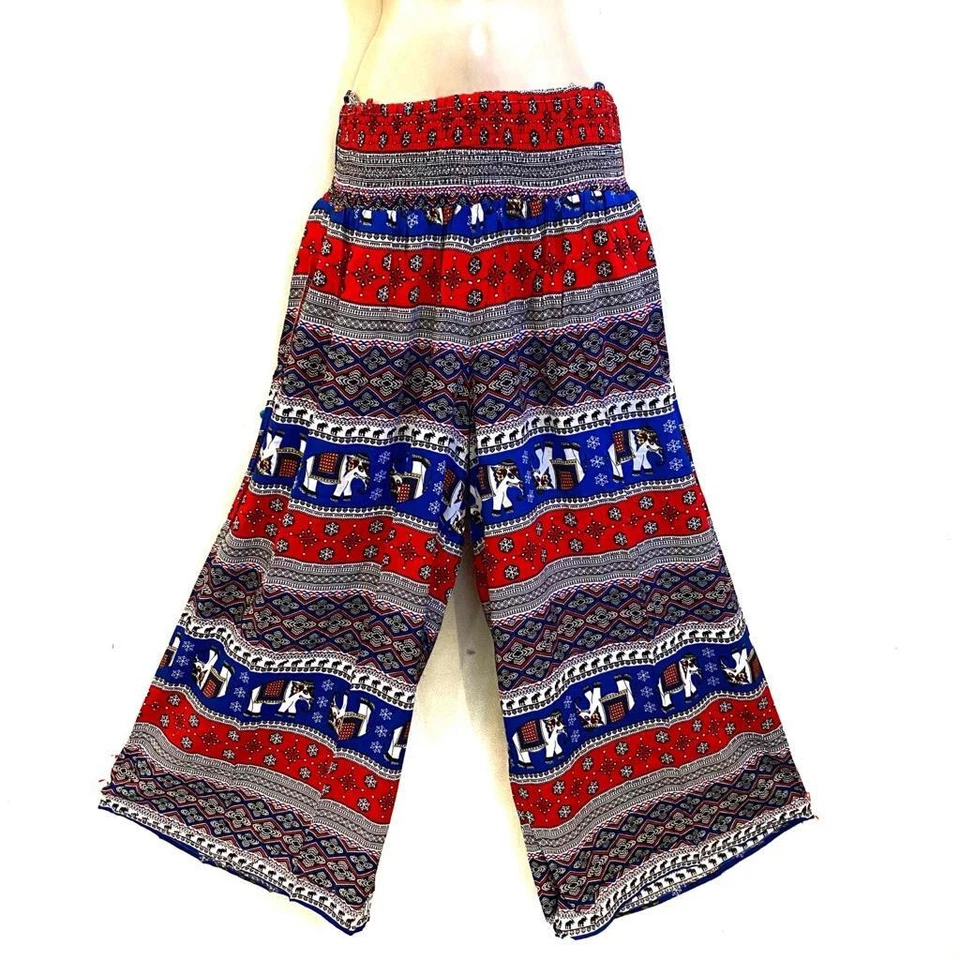 Sacred Threads Hippie Boho Festival Bellydance Palazzo Harem Pants 222270 D - Image 1 of 2