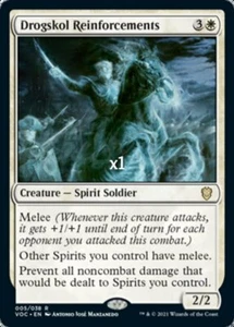 MTG Commander: Innistrad: Crimson Vow VOC Drogskol Reinforcements MINT - Picture 1 of 1