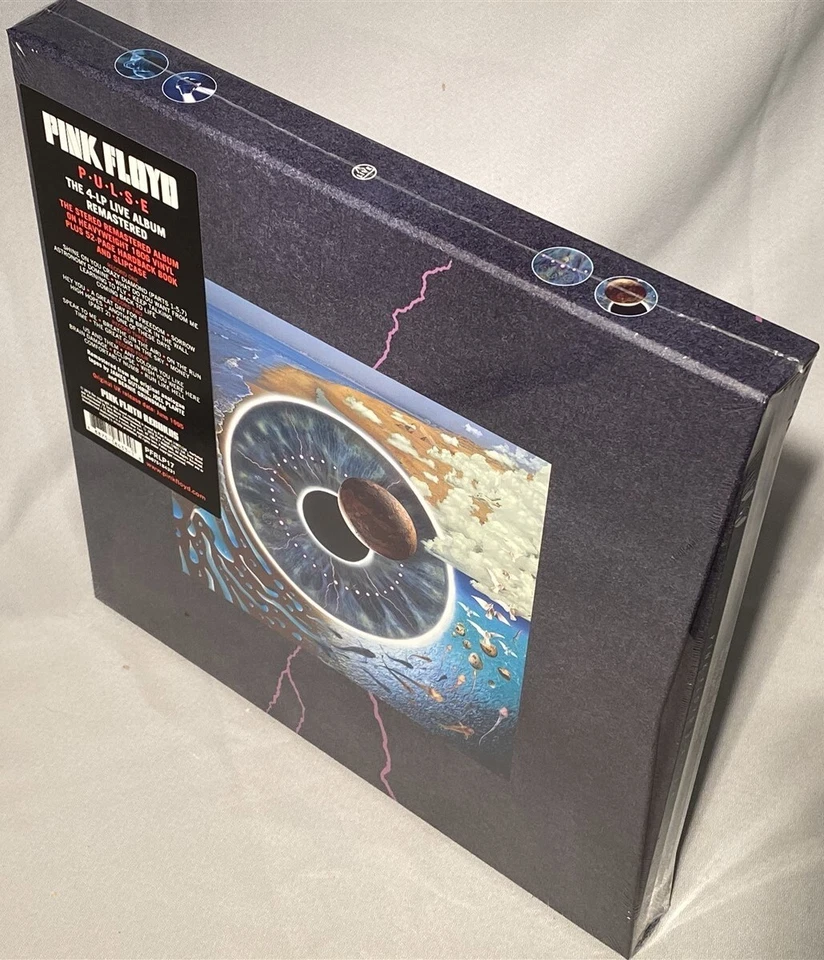 LP PINK FLOYD Pulse (4 DISC VINYL BOX SET with BOOK, 2018) NEW MINT SEALED - Image 1 of 3