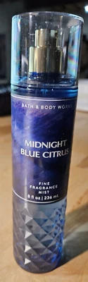 Bath and Body Works Midnight Blue Citrus fragrância fina Body MIST 8 fl oz #G3-3 - Imagem 1 de 3