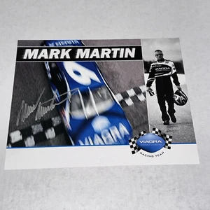 Mark Martin NASCAR HALL OF FAMER autographed photo 2004 VIAGRA FORD TAURUS #6 - Picture 1 of 2