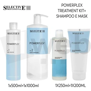 Selective Professional Powerplex Kit Treatment+ Shampoo e Maschera Capelli - Imagen 1 de 4