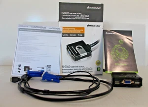 IOGEAR 2-Port USB KVM Switch Connect Monitor, Mouse/Keyboard to KVM GCS42UW6 - Picture 1 of 8