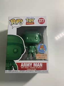 Funko Pop! Disney Toy Story Metallic Green Army Man #377 BoxLunch Exclusive - Picture 1 of 4