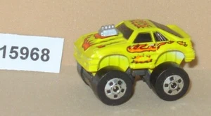 MICRO MÁQUINAS FORD MUSTANG con Llamas Amarillas Vintage Galoob - Imagen 1 de 2