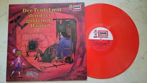 DER TEUFEL MIT DEN DREI GOLDENEN HAAREN *EUROPA KINDERHÖRSPIEL LP*ROTES VINYL*NM - Bild 1 von 4