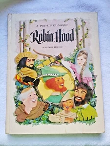 A Pop-Up Classic Robin Hood 1960's Childrens book Random House Rare Vintage - Picture 1 of 5