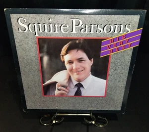 Squire Parsons 1984 LP ~ His Very Best ~ Heart Warming Records w/Lyrics Sheet - Picture 1 of 11