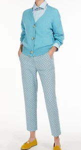 New Weekend MaxMara $335 XL IT/12-14US PITTURA Turquoise Mohair V-Neck Cardigan - Picture 1 of 14