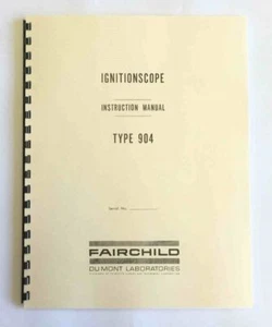 Fairchild DuMont 904 Zündfernrohr Handbuch - Bild 1 von 1