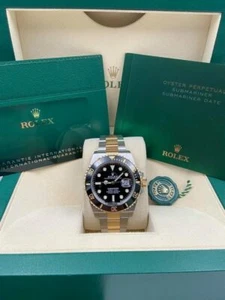 Rolex Submariner Date 41mm Black Dial Two Tone 126613LN Pre-Owned 2024 - Picture 1 of 10