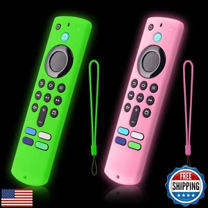 2 Packs Glow Remote Cover Compatible with Lenovo FireTV Stick, HD, 3rd Gen., - Picture 1 of 5