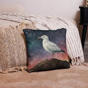 Throw Pillow Case Seagull 0 - Picture 1 of 2