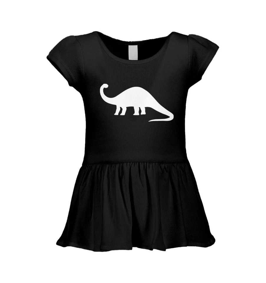 Silueta de Dinosaurio - Vestido Dino Rawr Genial Brontosaurus Infantil/Niño Pequeño Foto 1 de 1