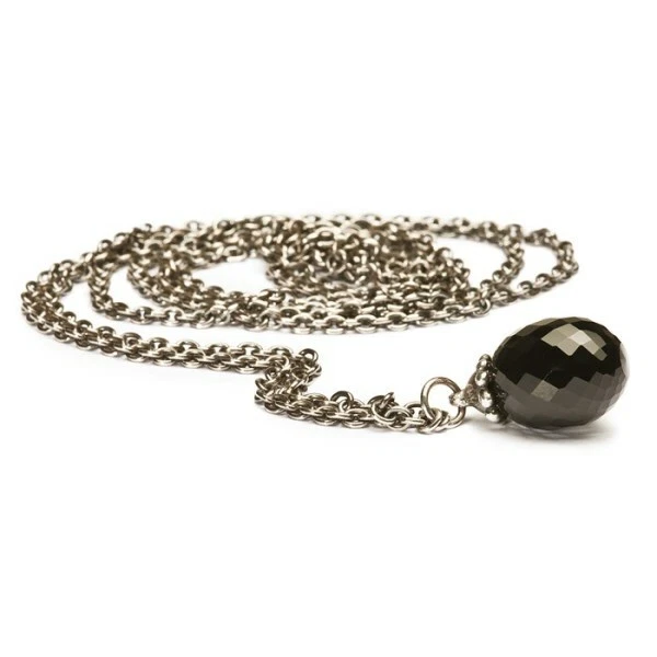 MODA Trollbeads Collana Fantasia con Onice Nero 80CM TAGFA-00003 - Immagine 1 di 1