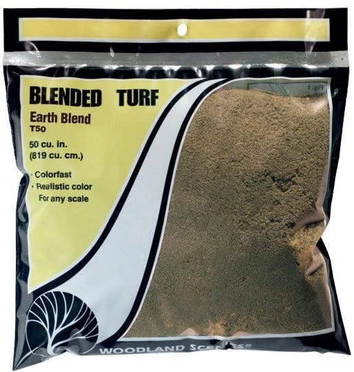NEW Woodland Train Scenery Turf Fine Blended Earth Bag 30oz T50 - Image 1 of 1