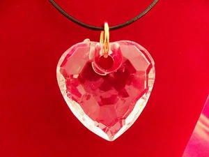 Große HERZ HALSKETTE Romantik Anhänger Gothic Boho NEU HANDARBEIT ~ Versand aus/nach USA - Bild 1 von 5