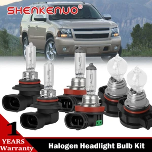 For Chevy Tahoe 2007-2015 3400K Halogen Headlight Hight Low Beam Bulbs Kit - Picture 1 of 12