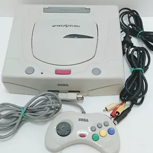 SEGA Sega Saturn White Console Choose Set HST-3220 NTSC-J  Japan - Picture 1 of 19