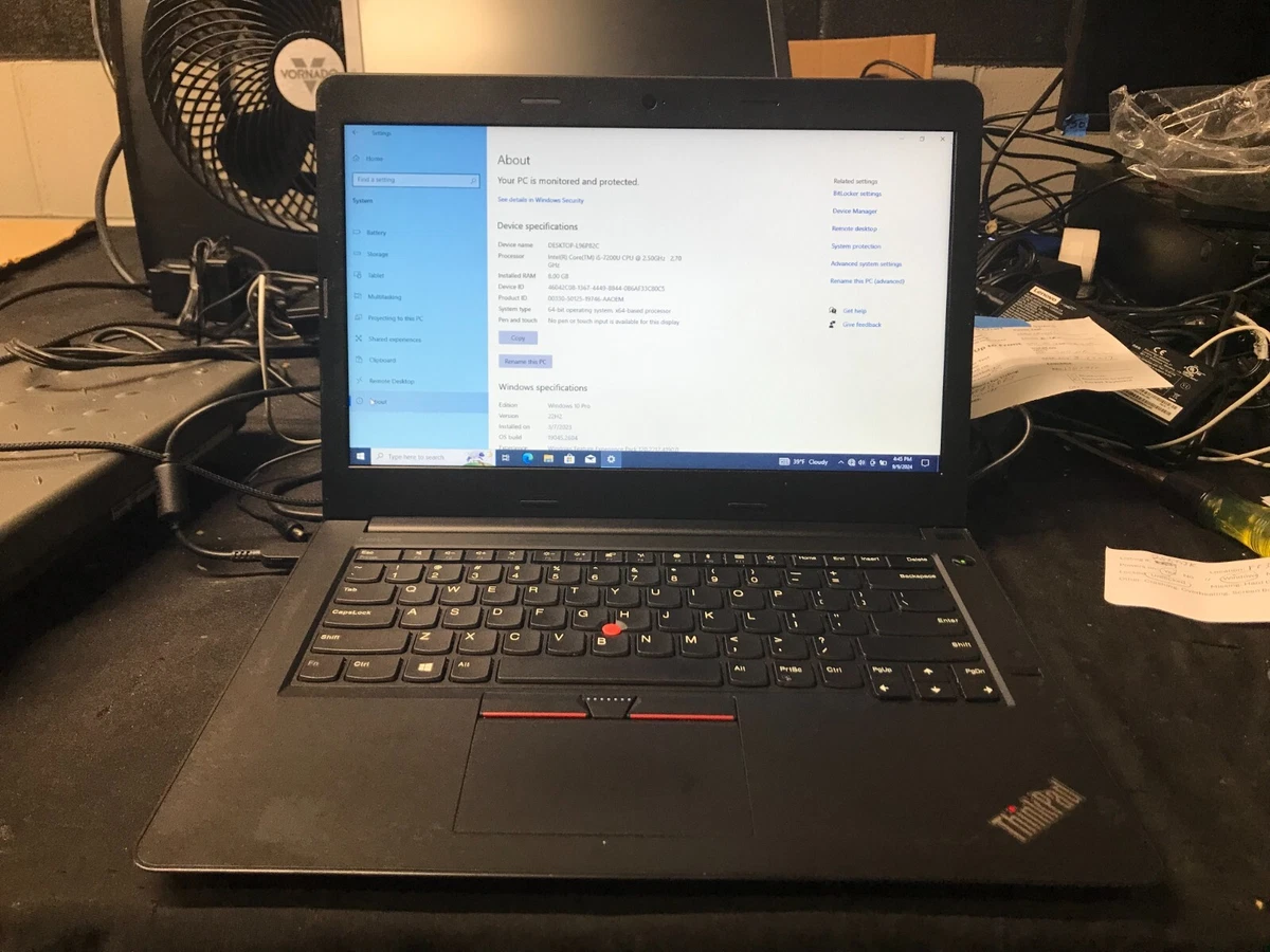 Lenovo Thinkpad E470 i5-7200 @2.5GHz 8GB RAM 14