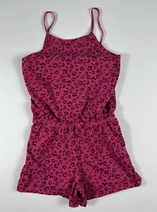 Du Pareil Au Meme Girl’s Size 10 Animal Print Sleeveless Romper/Jumper Shorts - Picture 1 of 18