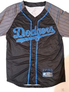 Los Angeles Dodgers Black Heritage Night 1781 Button Jersey Size M Black Power - Bild 1 von 5