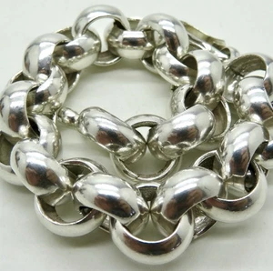 68 Gramm Schweres mächtiges 925 Silber Armband Armkette - Bild 1 von 3