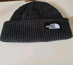 The North Face Salty Dog Lined Knit Beanie Hat TNF Black One Size Unisex - Picture 1 of 4