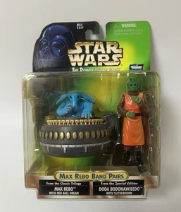 Pares de figuras Doda Bodonawieedo 1998 Star Wars Power of the Force Max Rebo Band - Imagen 1 de 15
