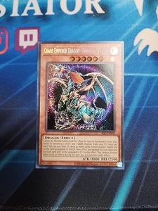 Drago Imperatore del Caos - Inviato della Fine IOC-EN000 25° Anniversario Segreto quasi nuovo - Foto 1 di 1