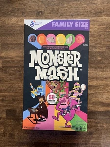 50th Anniversary Monster Mash Cereal General Mills 16oz 2021 SEALED SAMMLERSTÜCK - Bild 1 von 7