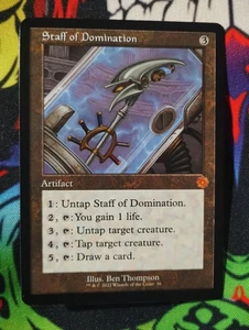 Retro Staff of Domination - Brothers' War - NM - Magic: The Gathering - MTG - Bild 1 von 1