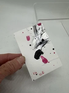 Noir Mouse ACEO 1/9 Midnight Spills Collection Mini Art Card Painting Acryl - Bild 1 von 3